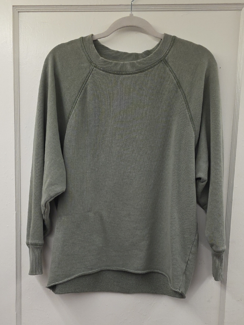 aerie Sage Green Crewneck Sweatshirt Size XS